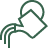 Perfectly Green Subscription Icon Watering Can Line Art Icon